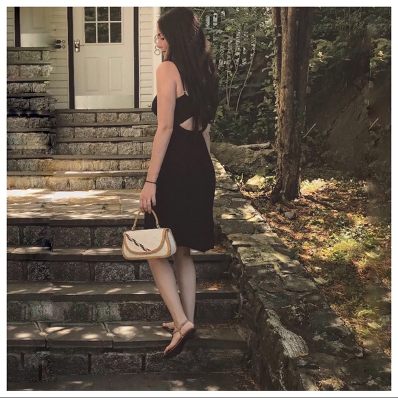 NWT Handwoven Ivory Straw Handbag Purse - Picture 2 of 8